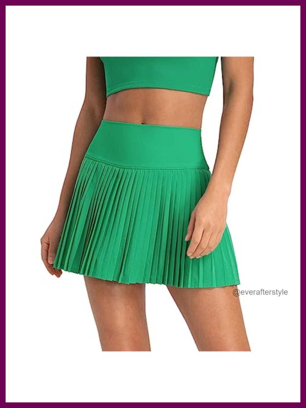 Women's Pleated Cool Feeling Tennis Mini Skirt with 3" Liner Shorts